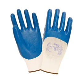 Нитриловые перчатки с легким покрытием 2Hands SafeFlex Full